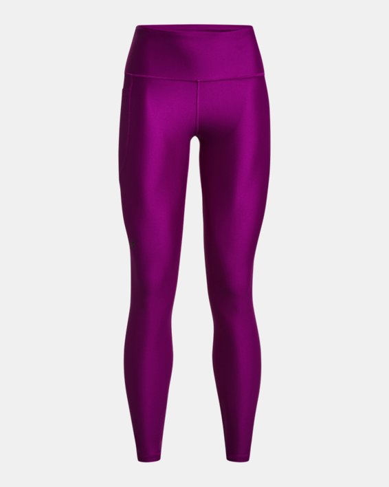 Leggings HeatGear® No-Slip Waistband Full-Length para mujer, Purple, pdpMainDesktop image number 4